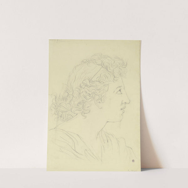 Antikischer Kopf im Profil nach rechts by Karl Sandhaas