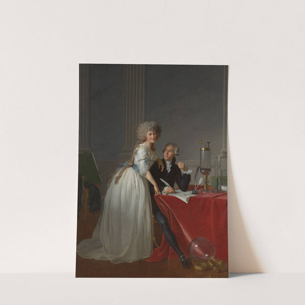 Antoine Laurent Lavoisier (1743–1794) and Marie Anne Lavoisier (Marie Anne Pierrette Paulze, 1758–1836) by Jacques Louis David