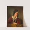Antonie Amerling mit aufgestütztem Kopf (1. Gattin des Künstlers) (1834) by Friedrich von Amerling