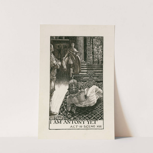 Antony and Cleopatra; I am Antony yet Act III Scene XIII (1900) by Byam Shaw