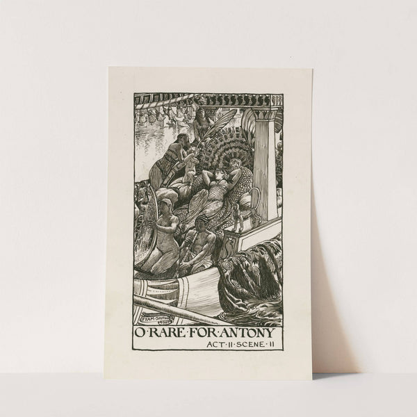 Antony and Cleopatra; O rare for Antony Act II Scene II (1900) by Byam Shaw