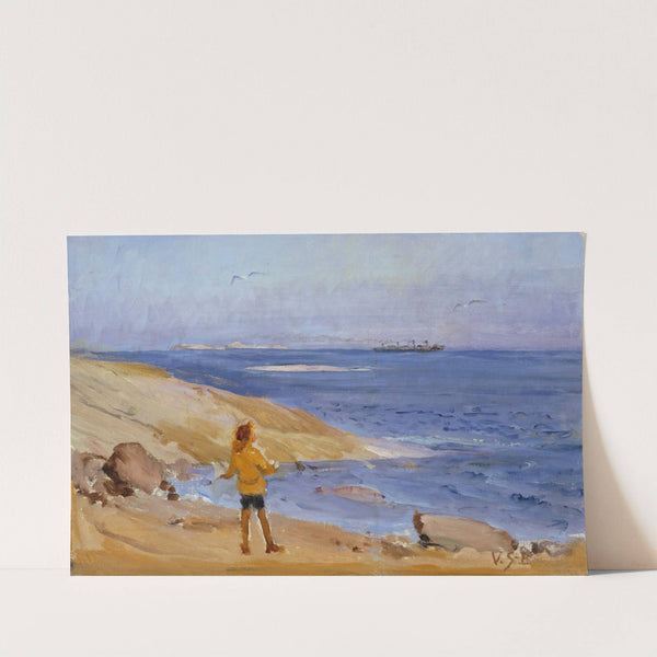 Antti on a Rocky Beach by Venny Soldan-Brofeldt