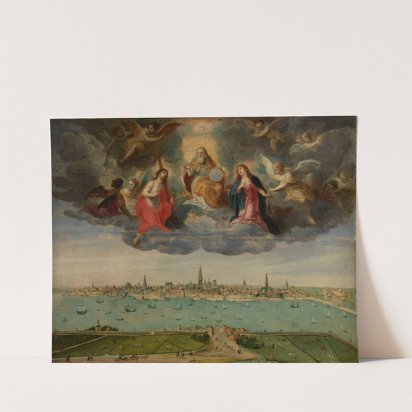 Antwerp and the Vlaams Hoofd in 1600 (1600) by Abel Grimmer