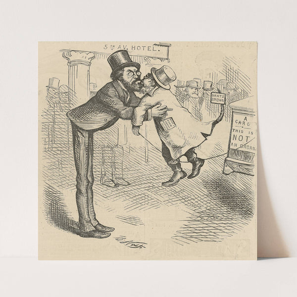 Anything to beat Grant!. (1872) by Thomas Nast