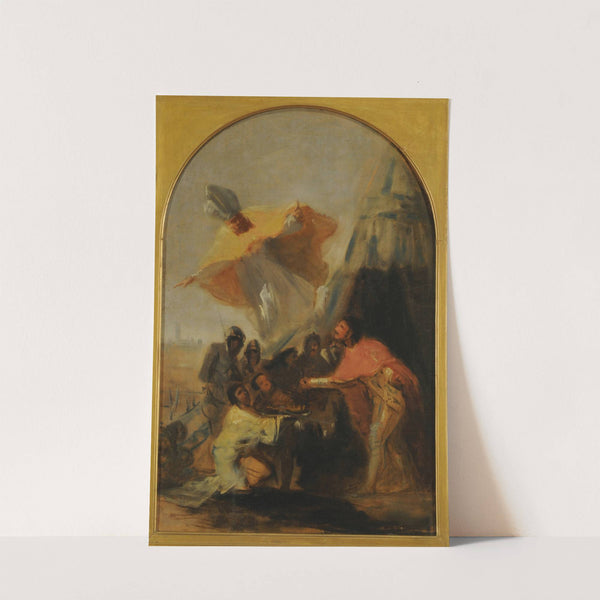 Aparición de San Isidoro al Rey Fernando el Santo ante los muros de Sevilla (1798-1800) by Francisco de Goya