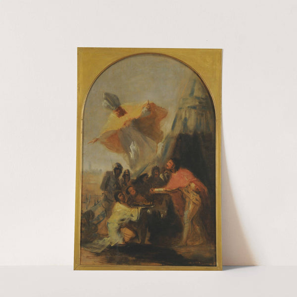 Aparición de San Isidoro al Rey Fernando el Santo ante los muros de Sevilla (between 1798 and 1800) by Francisco de Goya