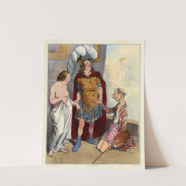 Apelles et Campaste (1833) by Honoré Daumier