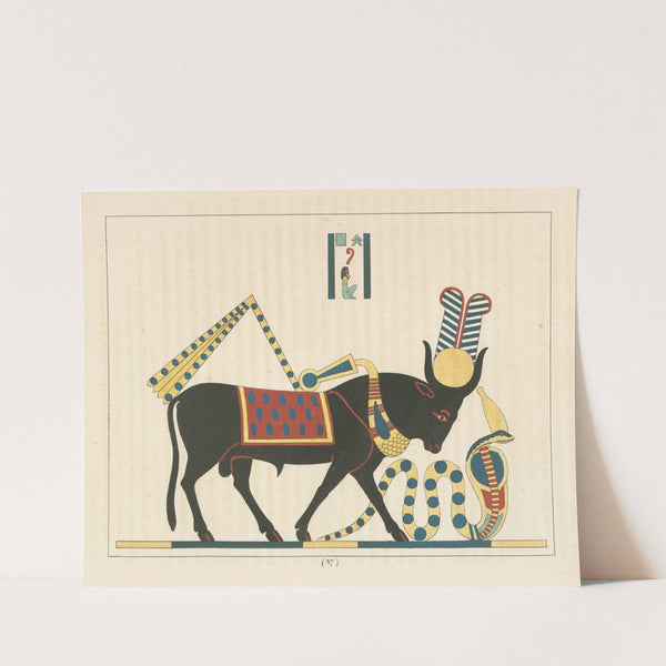 Api ou Hapi. (Apis, taureau consacré a la Lune.) by Léon-Jean-Joseph Dubois