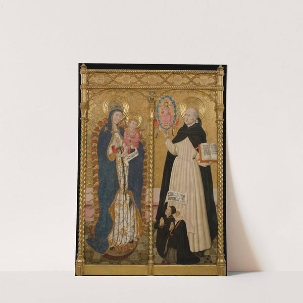 Apocalyptic Virgin and Saint Vincent Ferrer with two Donors by Pedro García de Benavarre