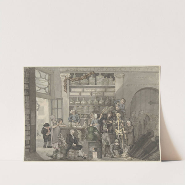 Apodictische Waaren, allegorie op de filosofie van Kant (1774 - 1833) by Jacob Smies