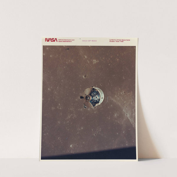 Apollo 11 Command and Service Modules Photographed from the Lunar Module in Orbit (1969) by NASA