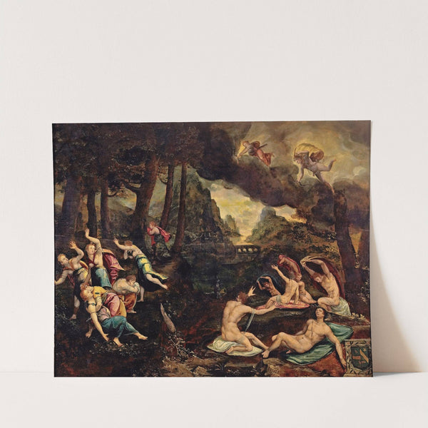 Apollo And Artemis Killing The Children Of Niobe by J. Charbonnier