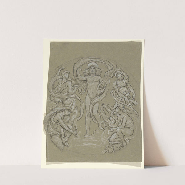 Apollo and Attendants (ca. 1893) by Elihu Vedder