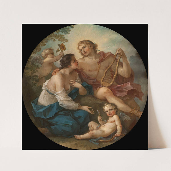 Apollo and Clythia (1745) by Charles-Joseph Natoire