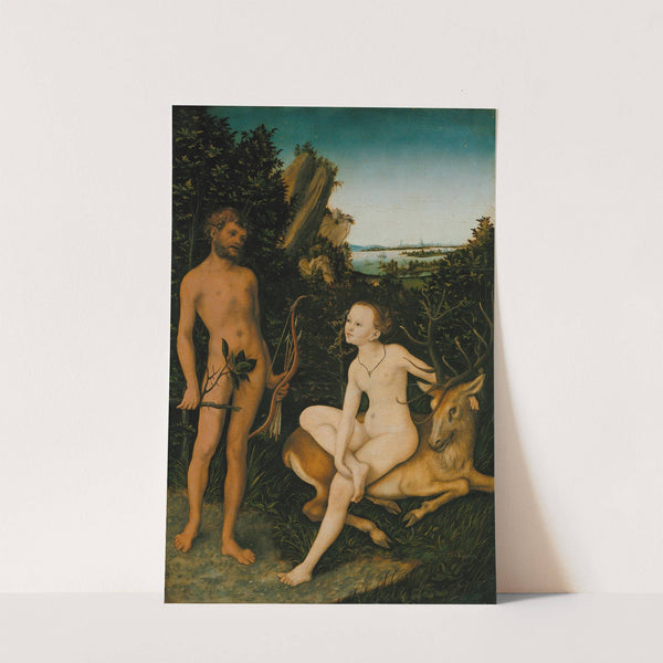Apollo and Diana (1530) by Lucas Cranach the Elder