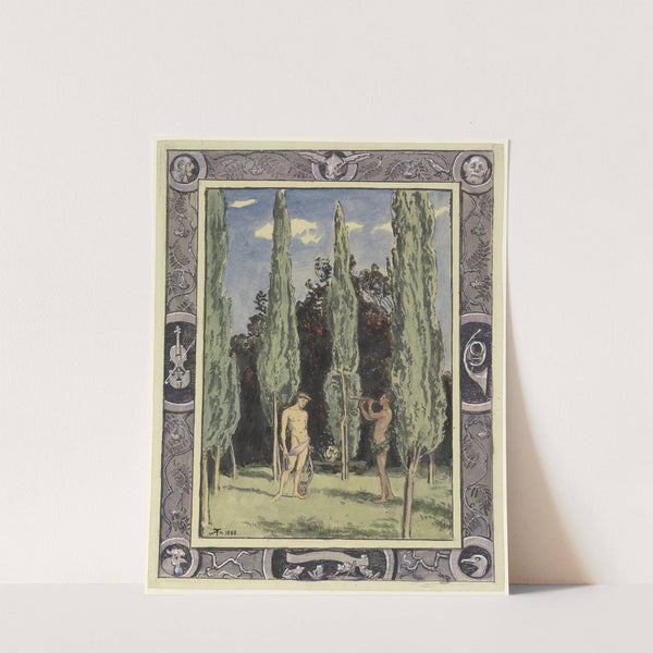 Apollo and Marsyas (1888) by Hans Thoma