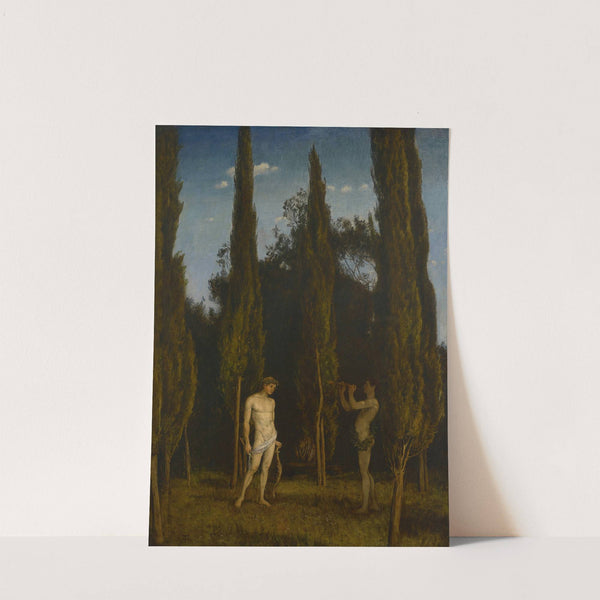 Apollo and Marsyas (1888) by Hans Thoma