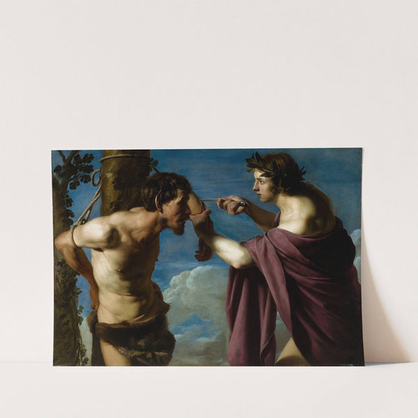 Apollo and Marsyas (1616–20) by Bartolomeo Manfredi