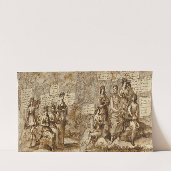 Apollo and the Muses (1674) by Claude Lorrain