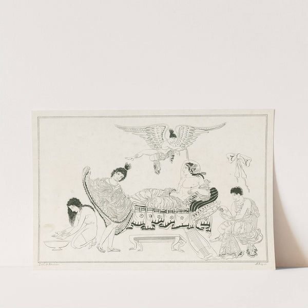 Apollo and the Three Graces (1844-1861) by A. Rey