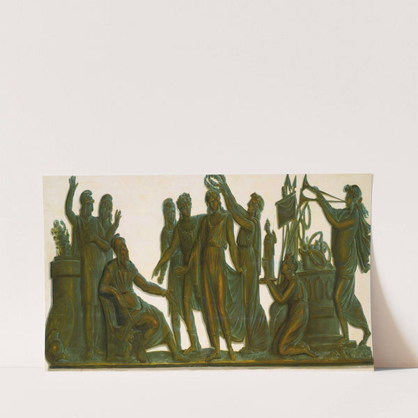 Apollo Crowned By The Muses by Piat Joseph Sauvage