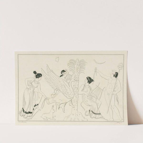 Apollo descending from Olympus on a swan (1844-1861) by A. Rey