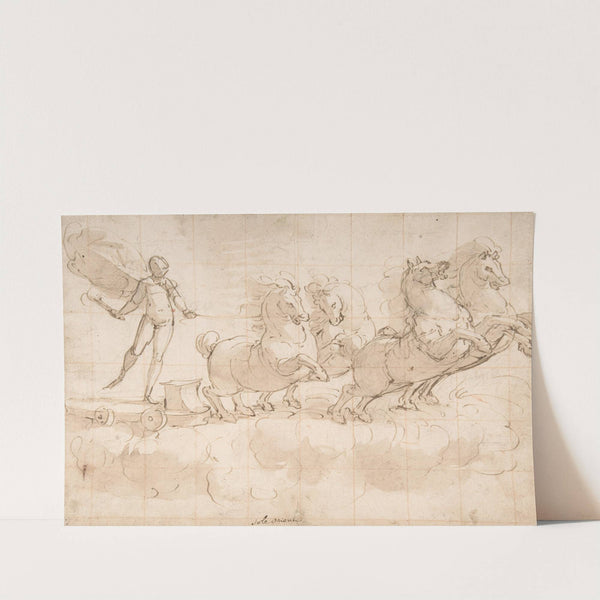 Apollo Driving the Chariot of the Rising Sun by Luca Cambiaso