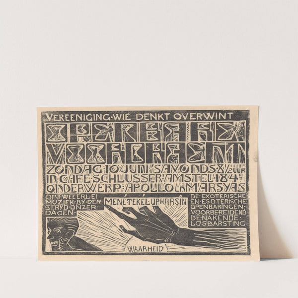 Apollo en Marsyas by Mathieu Lauweriks