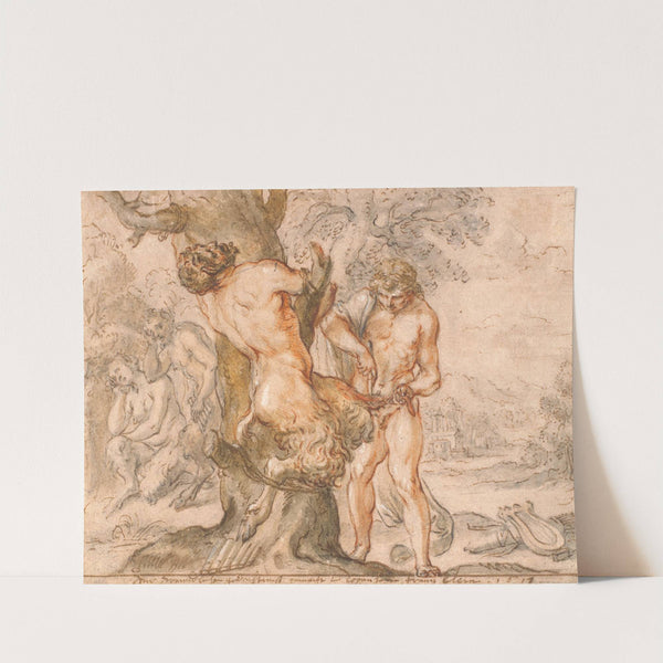 Apollo flår Marsyas by Franz Cleyn