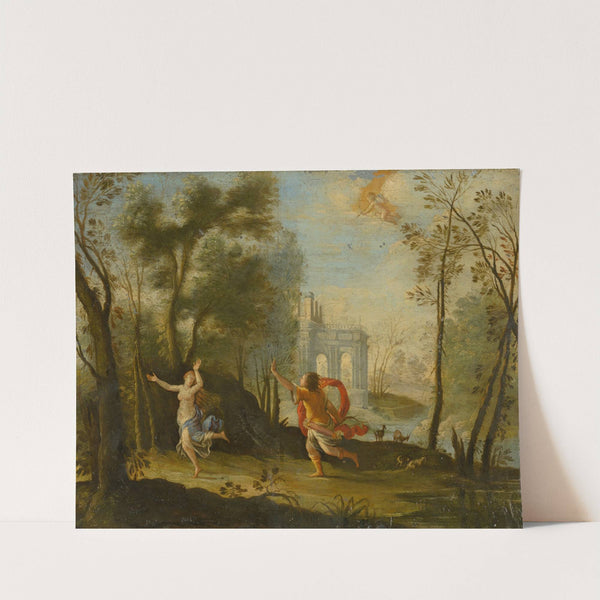 Apollo Pursuing Daphne by Anonymous