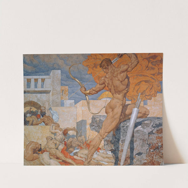 Apollo, sending out the plague arrows (around 1920) by Alexander Rothaug
