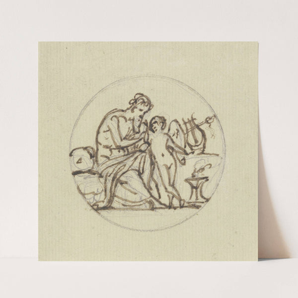 Apollo with a genius by Bertel Thorvaldsen