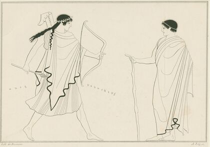 Apollo with bow and arrow (1844-1861)