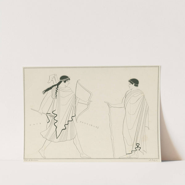 Apollo with bow and arrow (1844-1861) by A. Rey