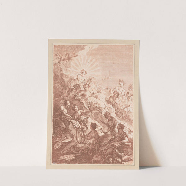 Apollo with the Muses on Parnassus by Johann Christian Thomas Winck