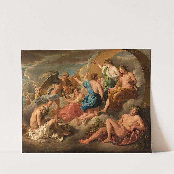 Apollon accordant son char à Phaéton, d'après Poussin by Anonymous