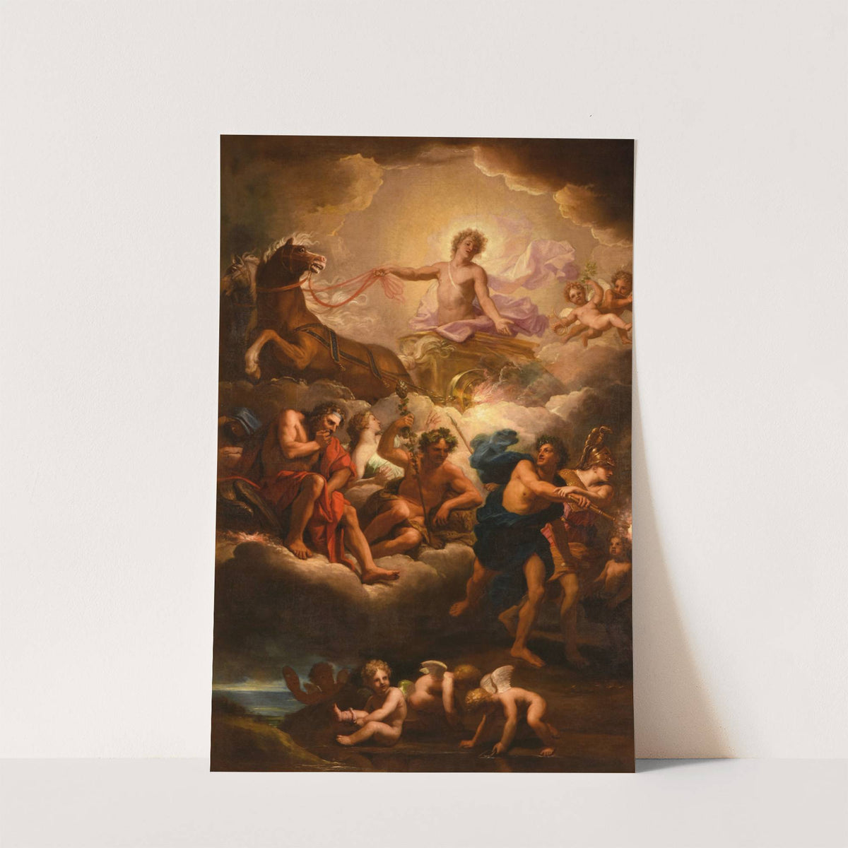 Apollon et le char du soleil by Jean Jouvenet
