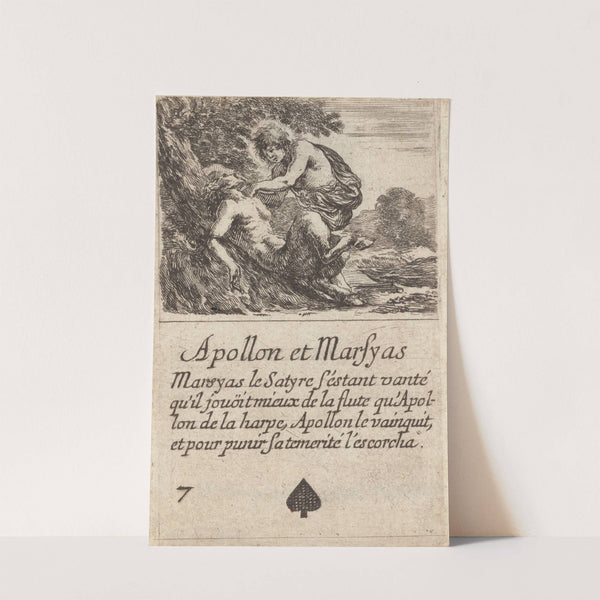 Apollon et Marsyas by Stefano Della Bella