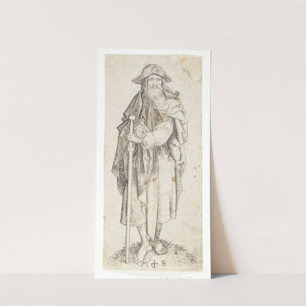 Apostlen Jakob den ældre by Martin Schongauer
