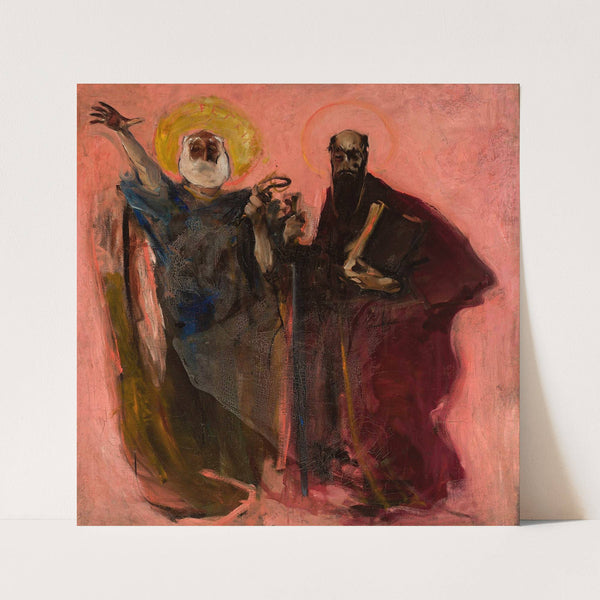 Apostles Peter and Paul, sketch (between 1901 and 1903) by Konrad Krzyżanowski