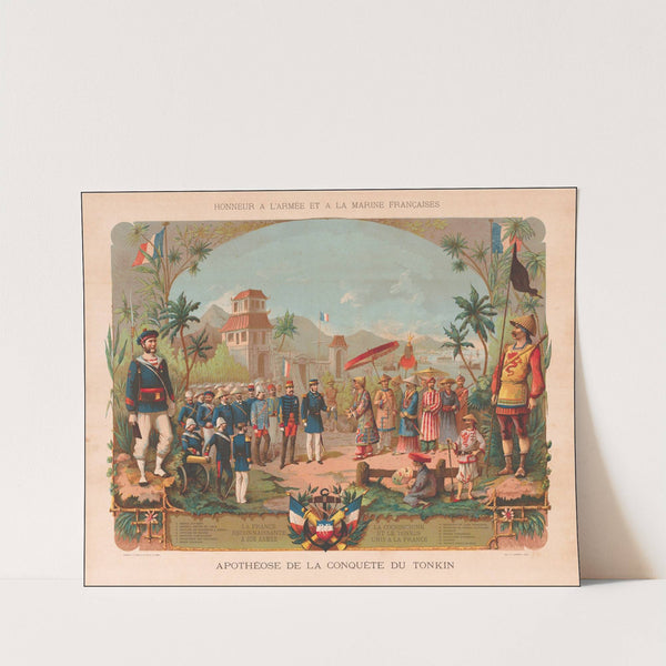 Apotheose De La Conquete Du Tonkin (1885)