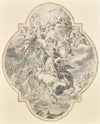 Apotheose des hl. Nikolaus Plafond-Entwurf