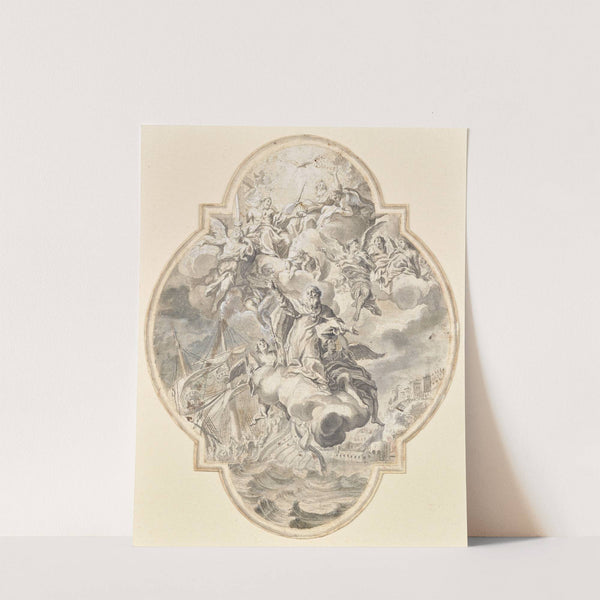 Apotheose des hl. Nikolaus Plafond-Entwurf by Joseph Antony Adolph