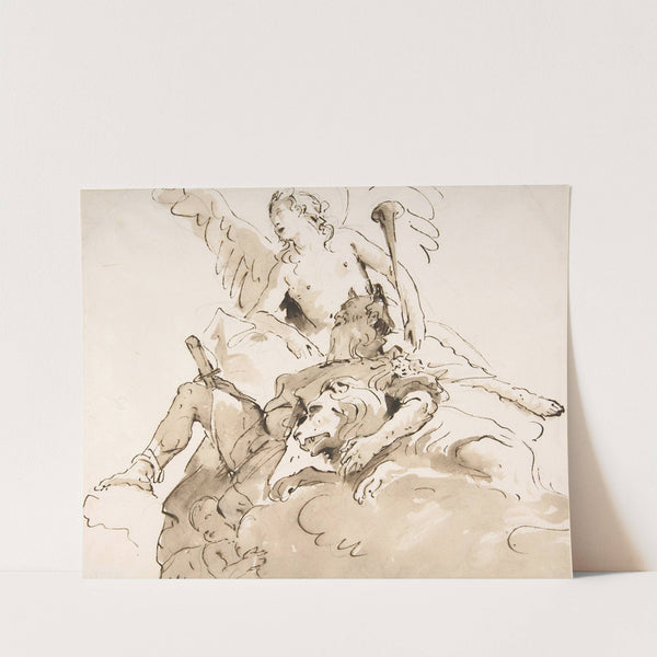 Apotheosis of a Warrior (1696–1770) by Giovanni Battista Tiepolo