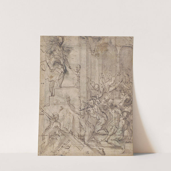 Apparition of Christ by Parmigianino