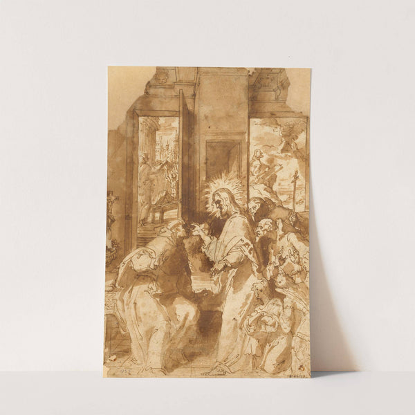 Apparition of Christ to Saint Vincent Ferrer by Francisco Ribalta