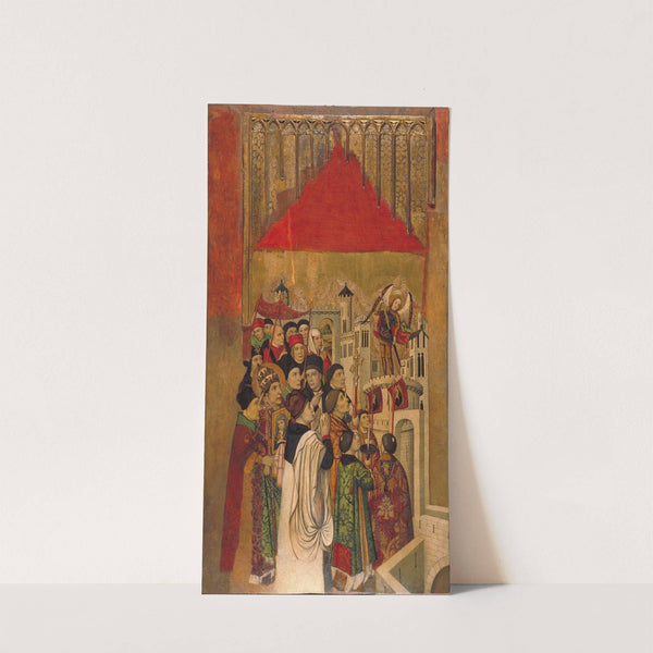 Apparition of Saint Michael at the Castle of Sant'Angelo by Jaume Huguet