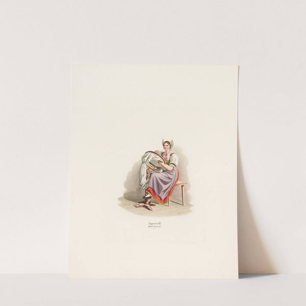 Appenzell. Rhodes Interieur (1824) by Gabriel Lory the Younger