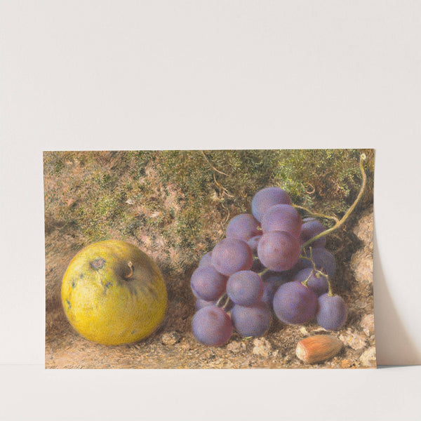 Apple, Grapes and a Cob-Nut by William Henry Hunt