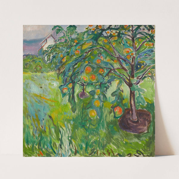 Apple Tree By The Studio (1920-28) by Edvard Munch